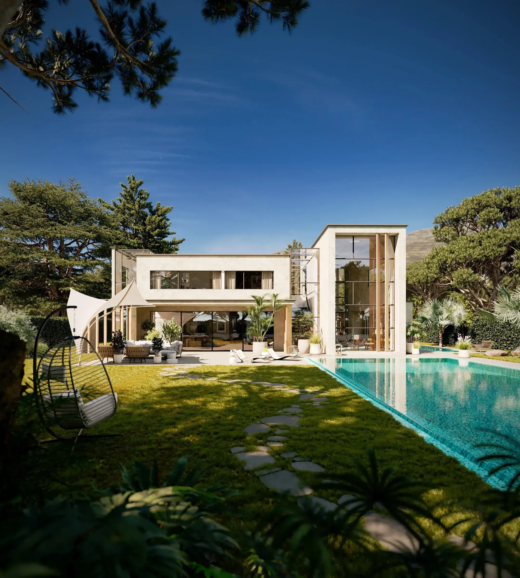Breathtaking Villa 3D render